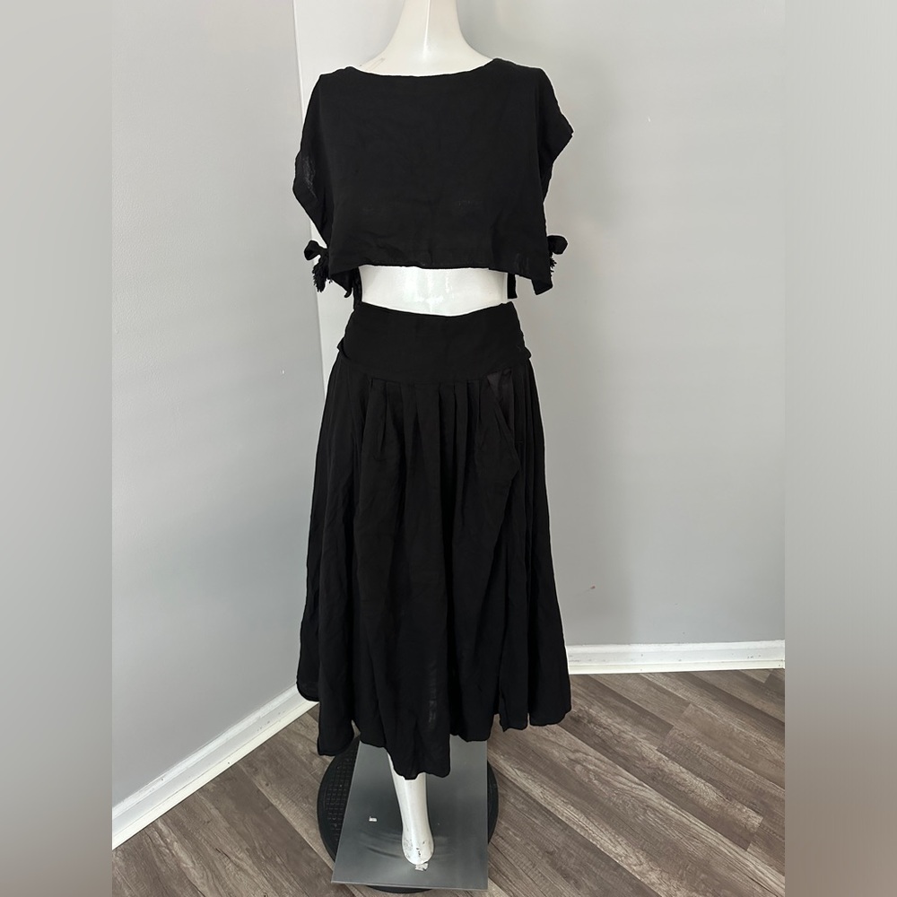 Free People two piece skirt set